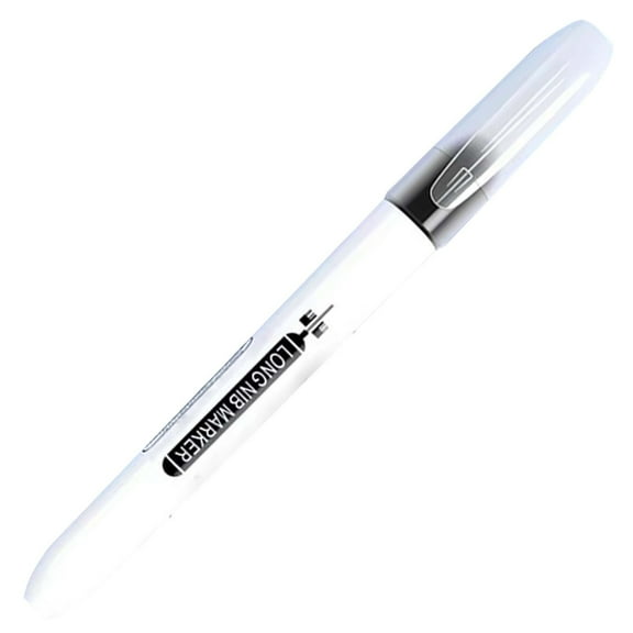 Cxui Markers | Deep Hole Tile Marker Pen, Industrial Ceramic & Floor Marking Tool with Scratch/Oil Resistant Ink - Construction Professional, 2Ml, Woodworking Markers Black