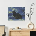 thumbnail image 6 of Naloa Shambhala Cat In Van Gogh Impressionist Print Canvas Bathroom Wall Art,Bathroom Wall Art Decoration, Canvas Poster Prints,Decorative Paintings for Living Room, Bathroom, Kids Room, 6 of 6