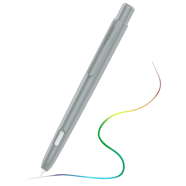 Funda retráctil para Apple Pencil MoKo de segunda generación, color plateado