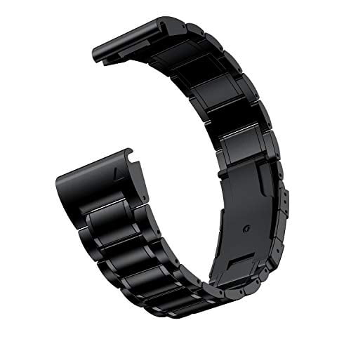 BaiHui Band Compatible With Fenix 7X Fenix 6X Band 26mm Easy Fit Titanium Band Replacement Strap For Garmin Fenix 7X Solar 6X Pro 5X 5X Plus 3 3HR