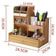 thumbnail image 2 of Organizador de escritorio de oficina de madera con cajones, 2 of 8
