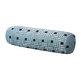 thumbnail image 3 of Almohada cervical redonda para soporte de cabeza y columna vertebral con funda extraíble de 15 cm Azul, 3 of 9