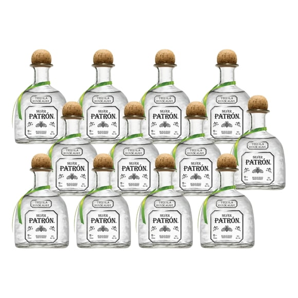 Caja de 12 Tequila Patron Silver 700 ml