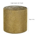 thumbnail image 3 of 24 Rows Electroplating Plastic Rhinestone Ribbon Mesh Wedding Clothing Decoration 9m/10 Yard Length, Shiny and Beautiful, Easily Bend, Perfect for DIY Jewelry Accessories,, 3 of 8