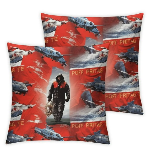 United States of America Coast Guard Military Helicopter Helicopters Patriotic Stars and Stripes American Eagle Eagles Fabric Print by The Yard