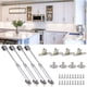 thumbnail image 3 of 2024 Amortiguadores de gas hidráulicos para muebles, brazo neumático con resorte de gas para puerta de armario de cocina con bisagras de apertura suave para levantar el amortiguado, 3 of 5