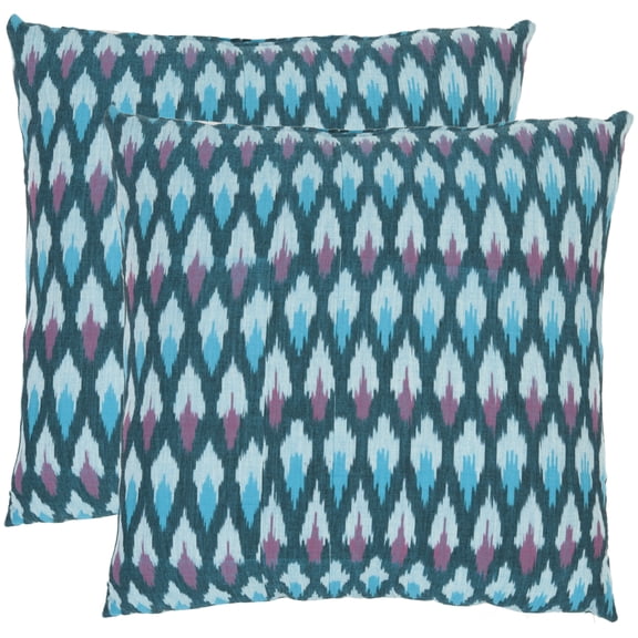 SAFAVIEH Luca Pillow Set of 2 Blue