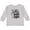 Athletic Heather, variant on Little Surf Dude with Surfboard Boys Long Sleeve Toddler T-Shirt