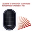 thumbnail image 4 of Honeywell HeatBud HCE100R - Heater - mobile - 250 W - red, 4 of 5