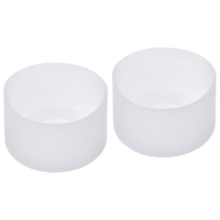 

Uxcell 75mm ID Anti-slip Bottom Sleeve Cover Water Bottle Boots Translucent 2 Pack