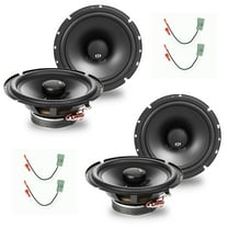 NVX Factory 6.5" Coaxial Car Speaker Replacement Package for 2003-2008 Honda Pilot 540W Peak