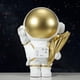 thumbnail image 1 of Ornamento de resina Baoblaze escultura decoración arte Astronauta estatua estatuilla dorado, 1 of 8