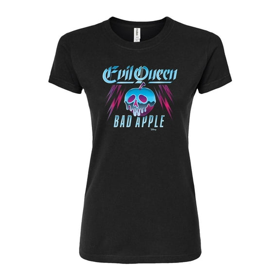 Disney Villains - Evil Queen Bad Apple - Juniors Fitted Graphic T-Shirt