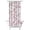 White-144, variant on Waterproof Pioneer Shower Curtain 36x72 Inch Polyester Unique Colorful Floral Shower Curtain for Bathroom Hotel Home Decor with 7 Plastic Hooks