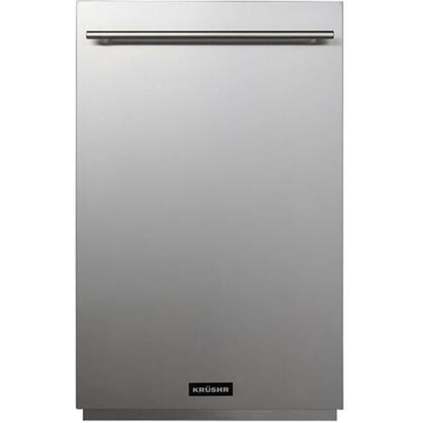 24" Classic Silver Stainless Steel Door Panel for Trash Compactor