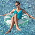 thumbnail image 7 of Funsicle Candy Stripes FunTube, 31” Inflatable Pool Float, Fresh Mint, Age 9 and up, 7 of 7