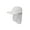 White, variant on Taslon UV 5 Panel Cap with Tuck Away Flap - Black