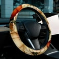 thumbnail image 6 of Thanksgiving Pumpkin 14.5 Inch Printing PVC Leather Car Wheel Cover, Steering Wheel Covers, Auto Accessories, 6 of 6