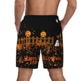thumbnail image 3 of Kdxio Happy Halloween Print Men'S Swim Trunks With Compression Liner 7 Inch Inseam Quick Dry Swim Shorts, 3 of 7