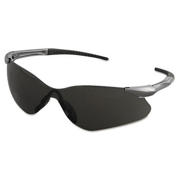 Nemesis VL Safety Glasses, Gunmetal Frame, Smoke Uncoated Lens | Bundle of 2