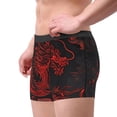 thumbnail image 2 of Naloa Red Dragon On Black Mens Underwear - Boxers for Men, Mens Boxer Briefs, Classic Briefs for Men-Small, 2 of 5