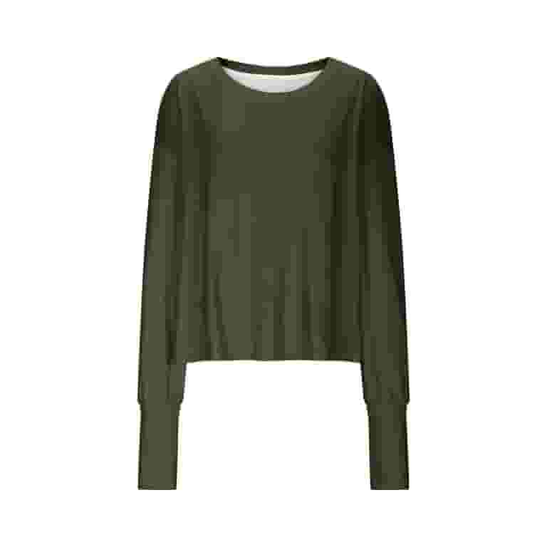 Levmjia Women's Sports Shirt Hiking Running Workout Long Sleeve