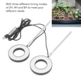 thumbnail image 3 of Grow Plant Light Rings Full Spectrum Stretchable 2 Head 4 Speed Dimming 3 Gears Timing LED Plant Grow Light For Succulent Plant Potted Plant, 3 of 8