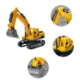 thumbnail image 7 of Fjnjuu Construction Truck Toys Simulation Excavator Toy Car Track Excavator Engineering Vehicle Model Excavator Simulation Engineering Vehicle Classroom Reward Toy Cars Pack, 7 of 7