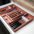 thumbnail image 2 of Ou Premium Design - Set of Utensils Tray Organizer + Knives Tray Organizer. (Terracota), 2 of 7