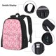 thumbnail image 3 of Easygdp pink heart Mochila para Niños y Niñas con Set de Caja de Almuerzo y Estuche para Lápices 3 en 1, Mochila Escolar Estampada para Adolescentes, 3 of 7