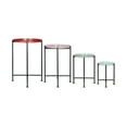 thumbnail image 3 of LiviNest Nesting Side Table Set - Multicolor Stackable Metal End Tables with Varying Heights for Plant Display & Small Space Decor - Modern Round Accent Tables for Succulent Arrangements & Living Roo, 3 of 6