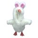 thumbnail image 1 of Disfraz de ganso de escritorio, sudadera con capucha de peluche, disfraz de vaca, conejo y tiburón, ropa de ganso de escritorio para figuras de ganso de escritorio de 7 pulgadas, 1 of 8