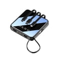 thumbnail image 1 of axGear Externe Power Bank Chargeur 20000mAh Intégré 4 Câbles Écran Miroir, 1 of 7