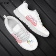 thumbnail image 1 of Chaussures pour Femmes Design Mignon Dessin Animé Imprimé Dents Féeriques Chaussures Plates Mode Marche Extérieure, 1 of 5