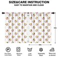 thumbnail image 2 of Blackout Kids Curtains,White Cow Crown Pattern Childrens Insulated Curtains Set Of 2,Bedroom Essentials,Toddler Room Decor 42x54in(106x137cm), 2 of 5