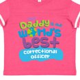 thumbnail image 4 of Inktastic Daddy Worlds Best Correctional Officer Boys or Girls Toddler T-Shirt, 4 of 5