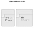 thumbnail image 2 of Lavish Home 66-40-FQ-BL Full & Queen Solid Color Bed Quilt , Black, 2 of 5