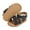 Black, variant on Povozer Baby Girls Bowknot Sandals Soft Anti-Slip Rubber Sole Infant Shoes(Beige,6 Infant)