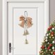 thumbnail image 4 of Jingle Bells | Christmas Home Bell Wreath Decors With Bow Ties,Gg, 4 of 5