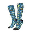 thumbnail image 2 of Easygdp Dinosaur On The Beach Vacation Fashionable Adult Sockings&Sports Sockings&Breathable Sockings, Non-Pilling,Contrasting Color Design, 2 of 9