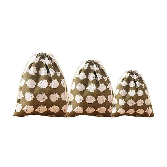 3 piezas bolsa de maquillaje portátil