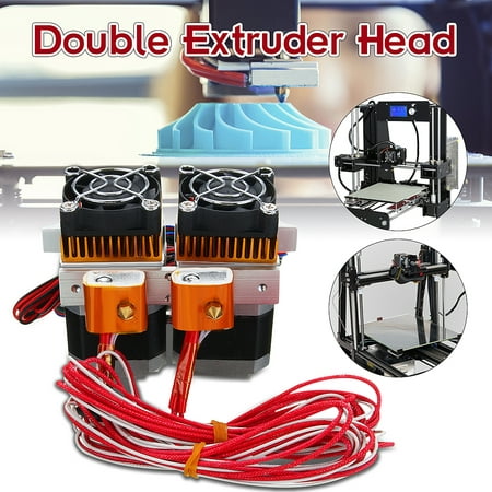 24V MK8 3D Printer Nozzle Upgrade 3D Print Head Kit 1.75mm Filament Extra Nozzle 0.4MM Feed Inlet Diameter Extruder For Prusa i3 3D