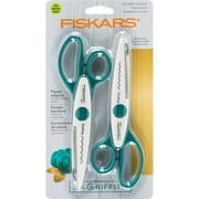Fiskars Lia Griffith Pinking Scallop Edgers 2/Pkg-White/Teal