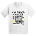 thumbnail image 3 of Inktastic Childhood Cancer Awareness Youth T-Shirt, 3 of 5
