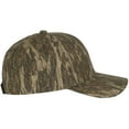 thumbnail image 3 of Mossy Oak Unstructured Canvas Baseball Style Hat New Bottomland Camo Pattern, Adult, Men's, 3 of 8