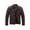 Coffee, variant on Men's Faux Fur PU Leather Jacket, Youth Retro Stand Collar Motorcycle Coat, Stylish Outerwear for Men, Perfect for Casual Wear