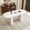 White 3, variant on Wohh 62.9 Inch Oval Dining Table for 6, MDF Kitchen Table, Modern Farmhouse Dining Room Table with Waterproof Scratch Resistant Surface, White