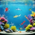thumbnail image 6 of JingChun 24 Pieces Ocean Sea Animals Assorted Mini Vinyl Plastic Animal Set Realistic Under the Sea Life Figure for Child Educational, 6 of 7
