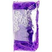 5 Star Super Deals 24 S-Clips 600 Count Purple Rubber Bands