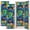 Color 3, variant on Classroom 2 Pcs School Locker Magnetic Wallpaper 12" x 36" Colorful Patchwork Hearts Flowers Quilt Polka Dots Details Reusable Removable Locker Accessories Back to School Supplies
